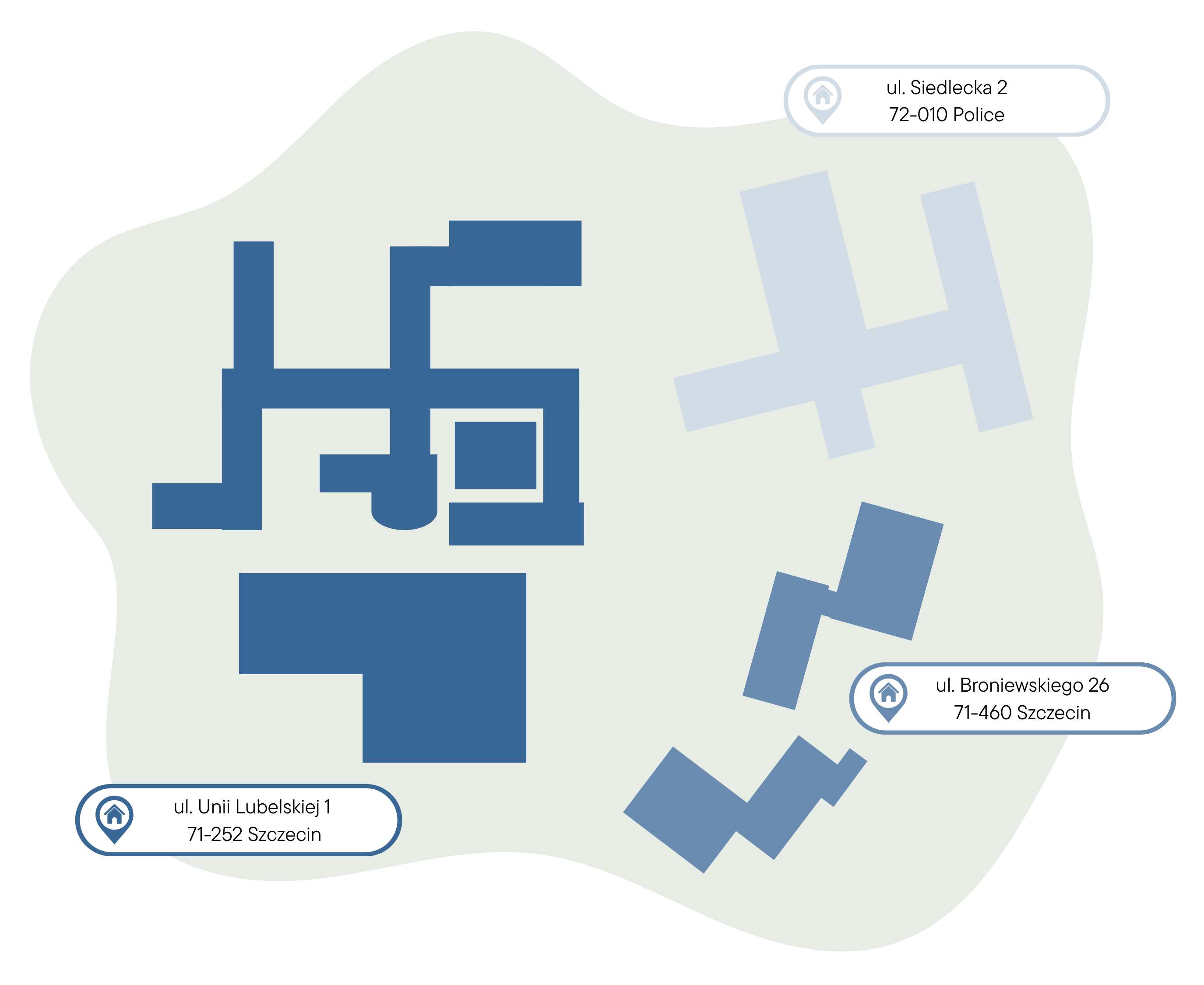 Obraz lokalizacji szpitala. link do danych kontaktowych