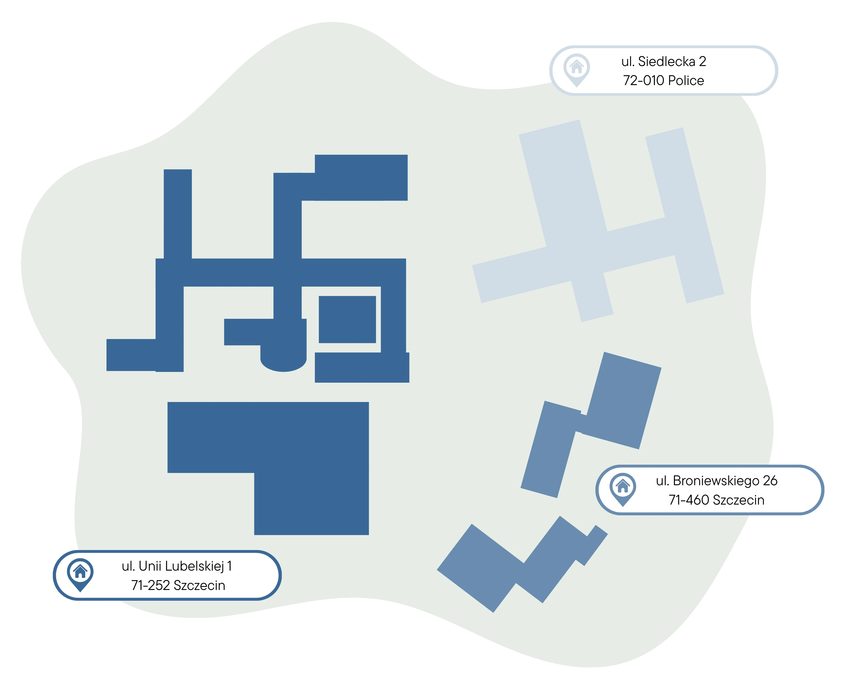 Obraz lokalizacji szpitala. link do danych kontaktowych