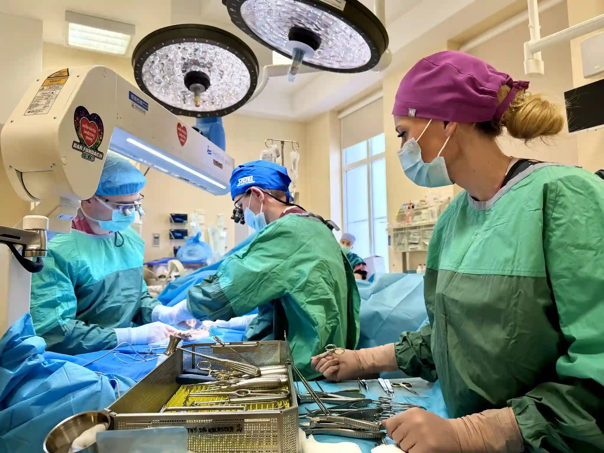 Pierwsze użycie skopii śródoperacyjnej