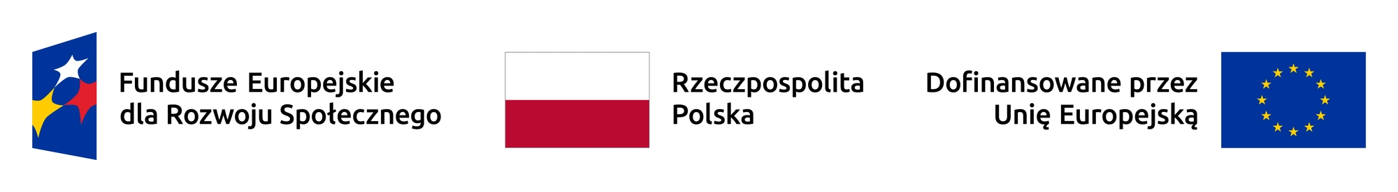 Logo 'Funduszy Europejskich', Flaga Polski, Logo 'Sfinansowane przez UE' o raz Logo Ministerstwa Zdrowia