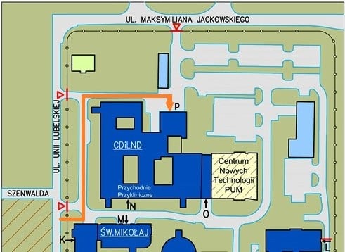 mapka wejście P