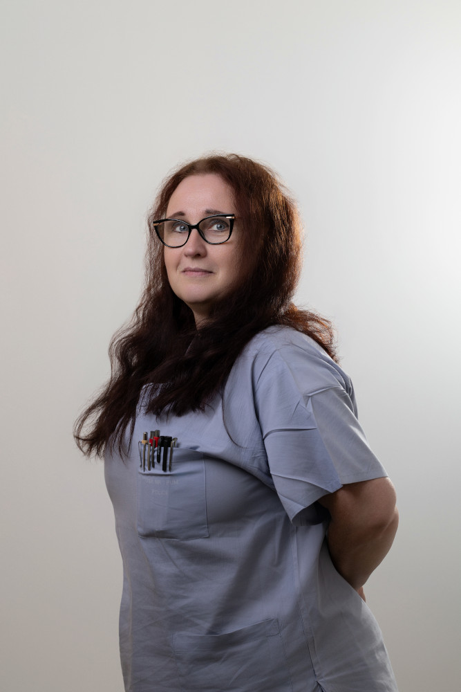 Technik EKG - Danuta Wujkiewicz zdjęcie w formacie jpg